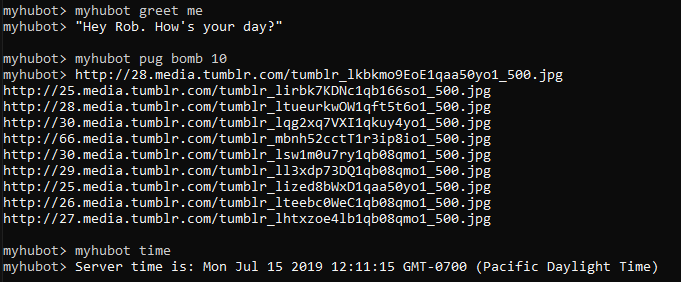 Chatbot 5: Hubot Scripts
